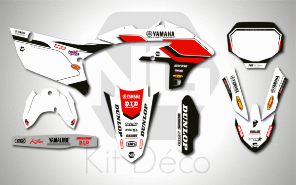 kit déco 250 450 yzf 2023 2024 2025 2026 yamaha motocross ng 70 th anniversaire mx decals stickers graphics autocollant adhesifs_Plan de travail 1