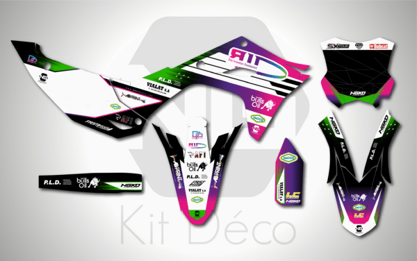 kit déco 450 250 kx kxf 2024 2025 2026 kawasaki motocross ng team RID 2025 supercross mx decals stickers graphics autocollant adhesifs_Plan de travail 1