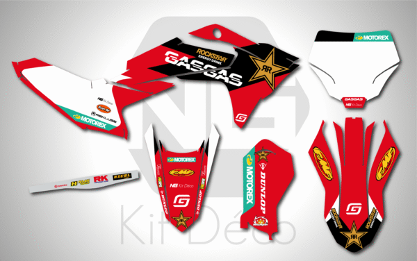 kit déco 50 mc 2024 2025 2026 gasgas motocross ng factory 2025 mx decals stickers graphics autocollant adhésifs_Plan de travail 1