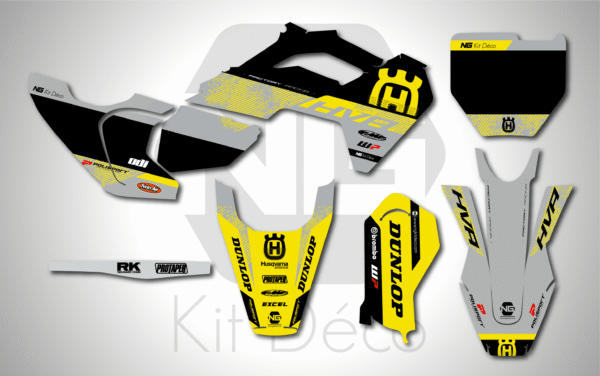 kit déco husqvarna 50 tc 2024 2025 2026 ng motocross scratch series mx decals stickers graphics autocollant adhesifs_Plan de travail 1