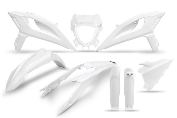 kit plastique beta 125 200 250 300 350 390 430 480 rr x pro 2025 2026 kit complet ufo blanc