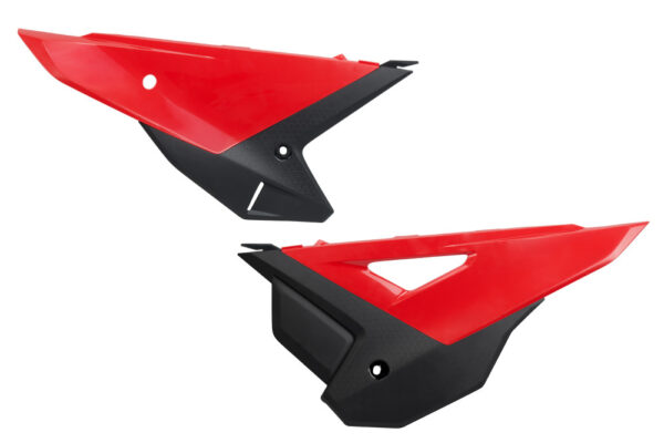 kit plastique honda plaques latérales 250 450 crf 2021 2022 2023 2024 ufo restyle 2025 rouge noir