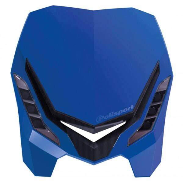 plastique polisport plaque phare enduro e blaze bleu