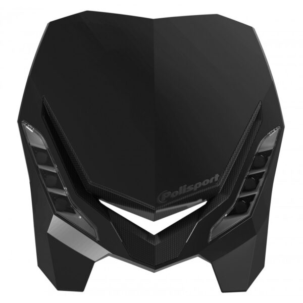 plastique polisport plaque phare enduro e blaze noire