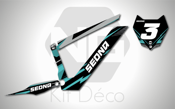 kit déco draisienne sedna sx 16 ng decals thunder series mint mx decals graphics autocollant adhésifs_Plan de travail 1