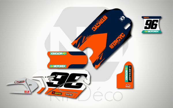 kit déco draisienne stacyc edrive 12 16 ng decals ktm sxf factory réplica mx decals graphics autocollant adhésifs_Plan de travail 1