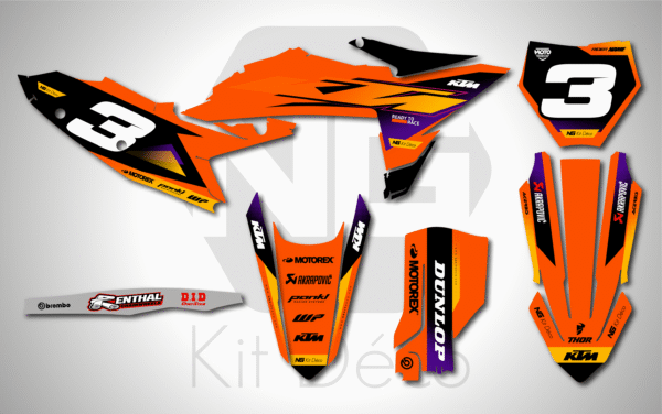 kit déco 125 150 250 300 350 450 sx sxf ktm 2025 2026 2027 motocross ng origine originality 2026 mx decals graphics stickers autocollant adhesifs_Plan de travail 1