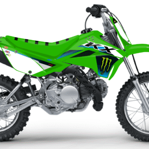 kit déco 110 klx 2010 2026 kawasaki ng factory 2025 motocross decals stickers graphics autocollant adhésifs visuel