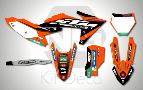 kit déco 125 250 350 450 sx sxf 2023 2024 ktm motocross ng decals MT81 25 séries mx stickers graphics autocollant adhesifs