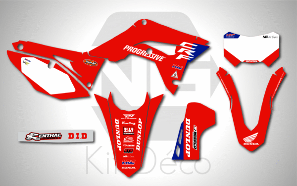kit déco 250 300 400 450 crf rx 2017 2018 2019 2020 2021 honda enduro ng factory 2025 decals stickers graphics autocollant adhesifs