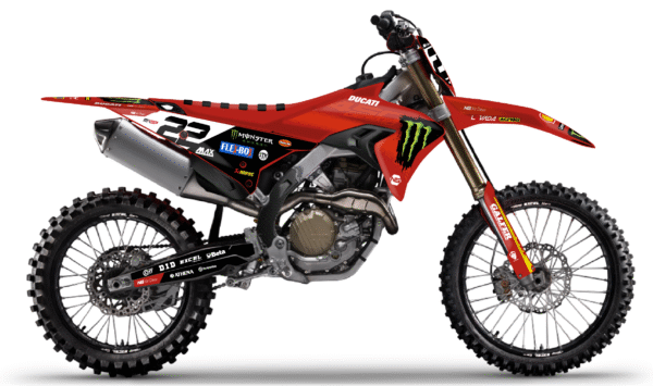 kit déco ducati 450 desmo 2025 2026 ng factory series séries motocross graphics autocollant decals stickers visuel