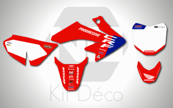 kit déco honda 50 crf pit bike ng motocross factory 2025 mx decals stikcers graphics autocollant adhesifs