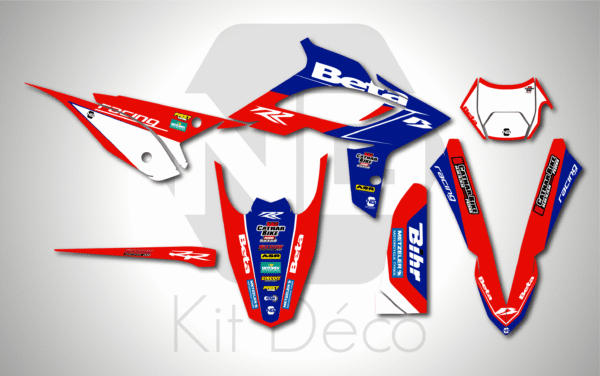 kit déco numéro beta 125 250 300 390 430 480 RR 2018 2019 restyle enduro ng cathar bike 2023 decals stickers graphics autocollant adhesifs