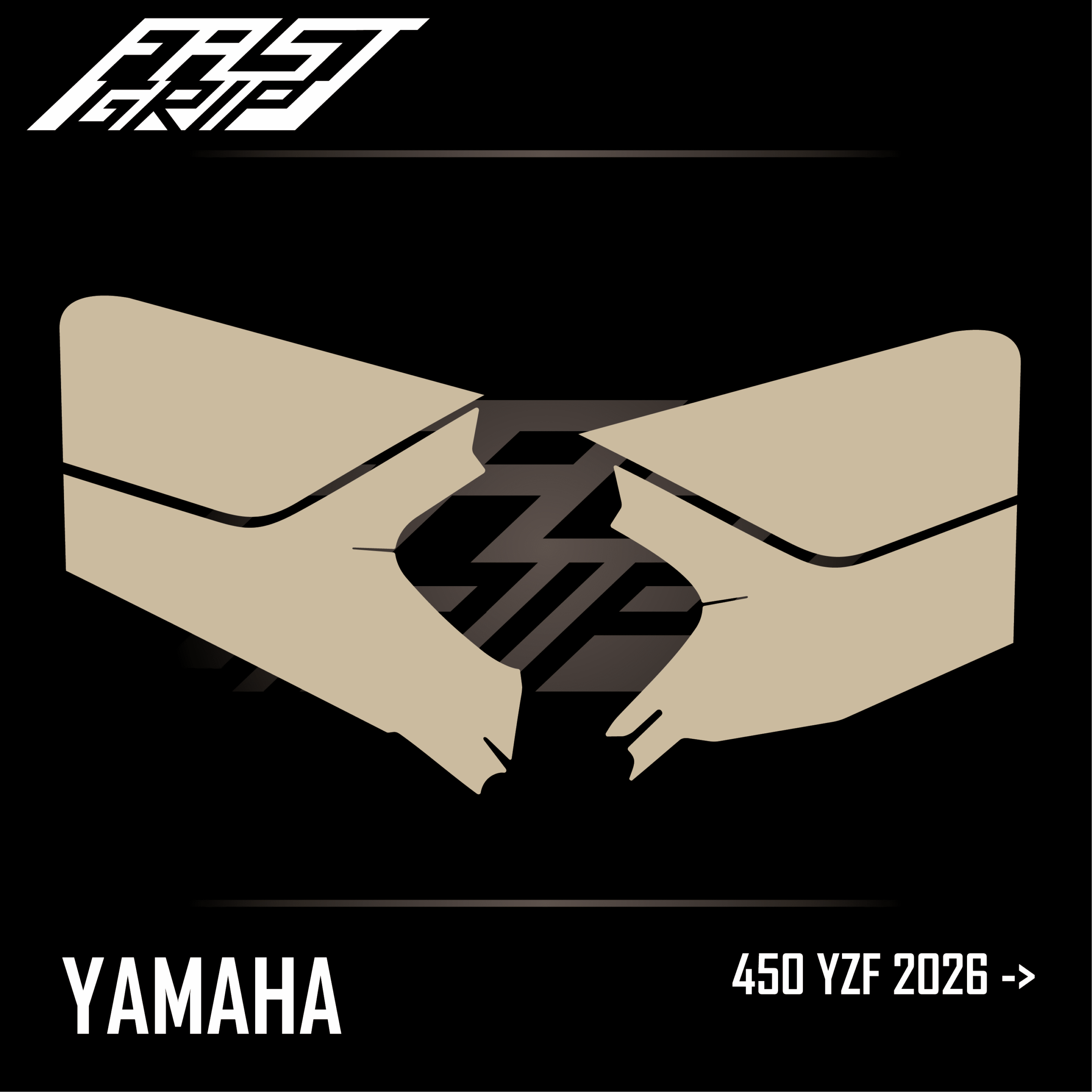 grip protection plaques latérales yamaha 250 450 yzf 2026 2027 full fast grip motocross