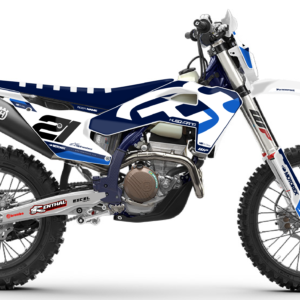 kit déco 125 250 300 350 450 501 te fe husqvarna 2026 2027 enduro ng origine originality 2026 bleu decals stickers graphics autocollant adhesifs 2 visuel