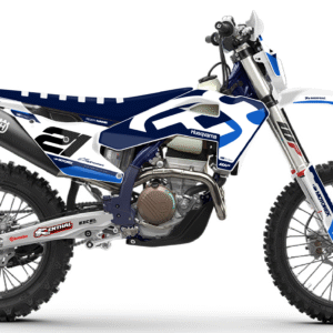 kit déco 125 250 300 350 450 501 te fe husqvarna 2026 2027 enduro ng origine originality 2026 bleu decals stickers graphics autocollant adhesifs visuel