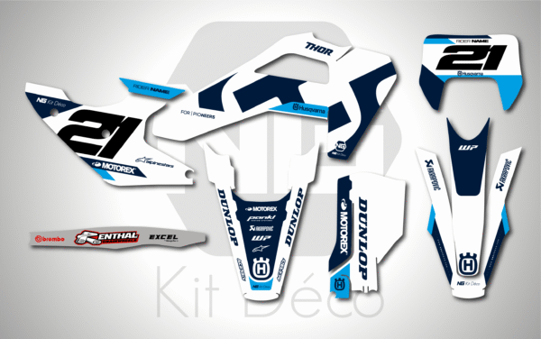 kit déco 125 250 300 350 450 501 te fe husqvarna 2026 2027 enduro ng origine originality 2026 decals stickers graphics autocollant adhesifs_Plan de travail 1