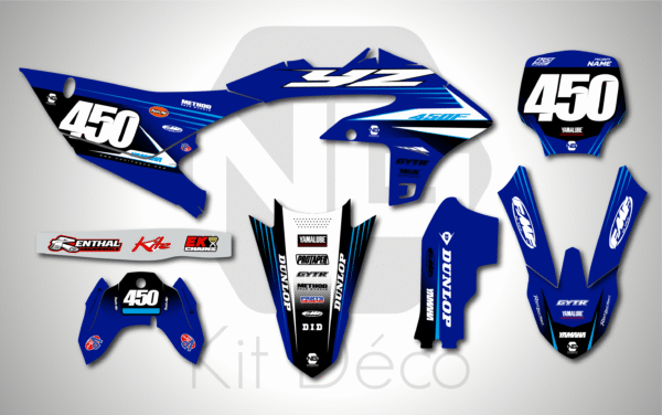 kit déco 250 450 yzf 2026 2027 yamaha motocross ng origine originality 2025 mx decals stickers graphics autocollant adhesifs
