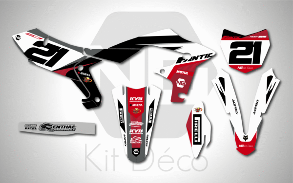kit déco fantic 250 450 xxf 2021 2022 2023 2024 motocross ng comb séries mx decals stickers graphics autocollant adhesifs
