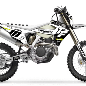 kit déco triumph tfe 250 450 e 2025 2026 2027 enduro ng mx col decals graphics stickers autocollant adhesifs visuel