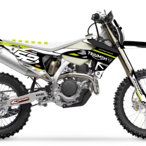 kit déco triumph tfe 250 450 e 2025 2026 2027 enduro ng mx race series decals graphics stickers autocollant adhesifs visuel 2
