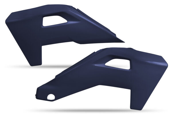 kit plastique husqvarna 125 250 300 350 450 501 te fe 2027 ouies de radiateur enduro ufo bleu