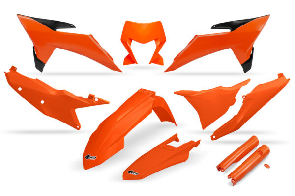 kit plastique ktm exc excf tpi xcw 125 200 250 300 350 450 500 2026 2027 kit complet ufo orange