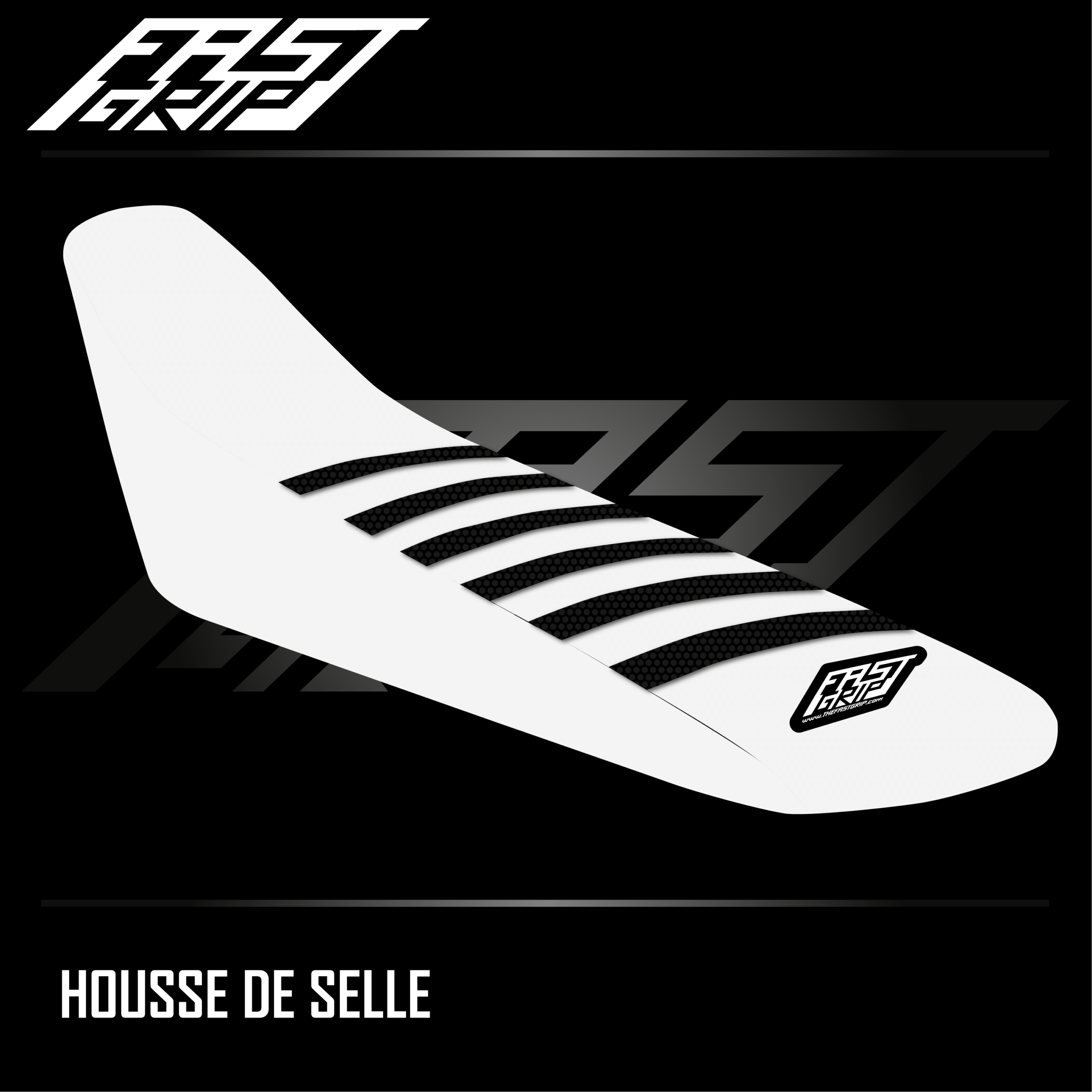 housse de selle ducati 250 450 desmo 2025 2026 2027 blanche noire seat cover