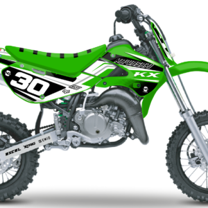 kit déco 65 kx 2000 2027 110 klx kawasaki ng motocross break séries mx decals stickers graphics autocollant adhesifs visuel