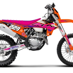 kit déco ktm 125 250 300 350 450 500 exc excf tpi xcw 2020 2021 2022 2023 enduro ng donuts séries decals stickers graphics autocollant adhesifs visuel