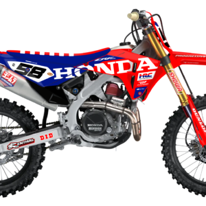 kit déco 250 450 crf 2025 2026 2027 honda motocross ng factory team hrc 2026 2 lawrence mx decals graphics stickers autocollant adhesifs visuel