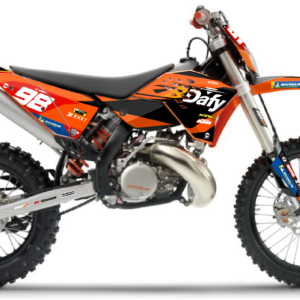 kit déco ktm 125 250 300 350 450 500 exc excf tpi 2008 2009 2010 2011 enduro ng dafy enduro team 2026 decals stickers graphics autocollant adhesifs visuel