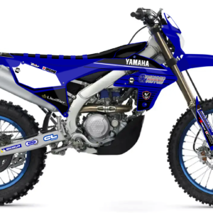 kit déco yamaha 250 450 wrf 2024 2025 2026 2027 2028 enduro ng db motors 2020 bleu noir decals stickers graphics autocollant adhesifs visuel