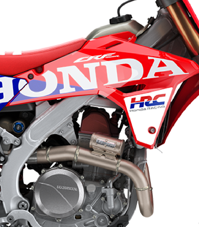 grip protections ouies de radiateur honda 250 450 crf 2027 2028 fast full grip motocross visuel