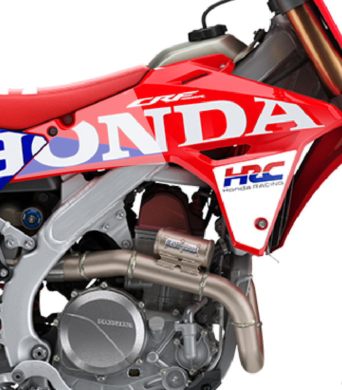 grip protections ouies de radiateur honda 250 450 crf 2027 2028 fast soft grip motocross visuel