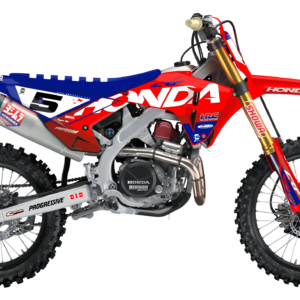 kit déco 250 450 crf 2025 2026 2027 honda motocross ng ace séries bleu rouge series mx decals graphics stickers autocollant adhesifs visuel