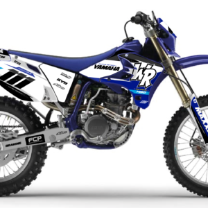 kit déco yamaha 250 450 wrf 2005 2006 enduro ng col séries blanc bleu decals stickers graphics autocollant adhesifs visuel