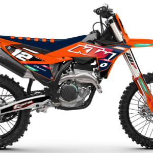 kit déco 50 65 85 125 150 250 300 350 450 sx sxf ktm 2025 2026 2027 2028 motocross ng attack séries orange bleu rouge mx decals graphics stickers autocollant adhesifs visuel