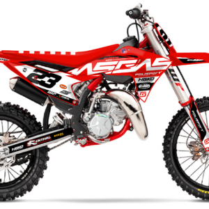 kit déco 85 mc 2025 2026 2027 2028 gasgas motocross ng bsk séries rouge blanc mx gaphics stickers autocollant adhesifs viusel