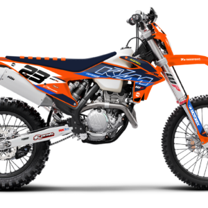 kit déco ktm 125 250 300 350 450 500 exc excf tpi xcw 2020 2021 2022 2023 enduro ng bax séries orange bleu decals stickers graphics autocollant adhesifs visuel