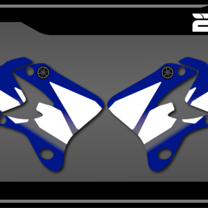 kit déco ouie de radiateur yamaha 250 450 wrf 2003 2004 motocross bmt oem origine 2003 decals stickers graphics autocollant adhesifs