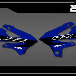 kit déco ouie de radiateur yamaha 85 yz 2022 2023 2024 2025 2026 2027 2028 motocross bmt oem origine 2023 decals stickers graphics autocollant adhesifs