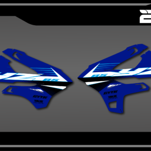 kit déco ouie de radiateur yamaha 85 yz 2022 2023 2024 2025 2026 2027 2028 motocross bmt oem origine 2025 decals stickers graphics autocollant adhesifs