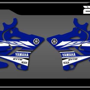 kit déco ouies de radiateur yamaha 125 250 yz 2015 2016 2017 2018 2019 2020 2021 motocross bmt oem origine 2017 decals stickers graphics autocollant adhesifs