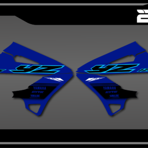 kit déco ouies de radiateur yamaha 125 250 yz 2022 2023 2024 2025 2026 2027 2028 motocross bmt oem origine 2024 decals stickers graphics autocollant adhesifs