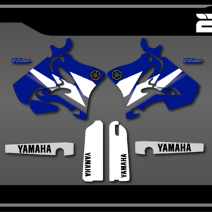 kit déco yamaha 125 250 yz 2002 2014 motocross bmt oem origine 2003 decals stickers graphics autocollant adhesifs